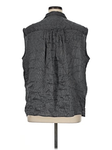 Harshman Sleeveless Silk Top (view 2)