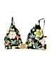 J.Crew Floral Black Swimsuit Top Size M - photo 1