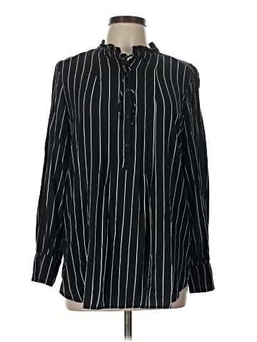 Simply Vera Vera Wang Long Sleeve Button-Down Shirt (view 1)
