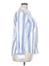 Merona 100% Cotton Stripes Blue Long Sleeve Button-Down Shirt Size XXL - photo 4