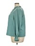 J.Crew 100% Polyester Teal Long Sleeve Blouse Size XXL - photo 5