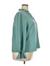 J.Crew 100% Polyester Teal Long Sleeve Blouse Size XXL - photo 4