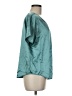 BB Dakota Metallic Teal Short Sleeve Blouse Size M - photo 4