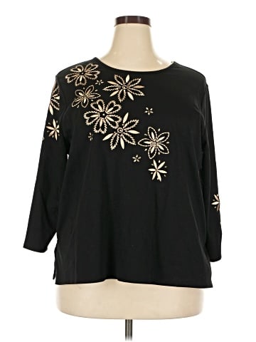 Alfred Dunner 3/4 Sleeve Blouse (view 1)