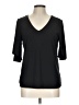 PREMISE Black 3/4 Sleeve T-Shirt Size L - photo 1