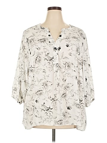 T Tahari 3/4 Sleeve Blouse (view 1)