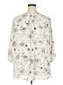T Tahari 100% Polyester Floral Ivory 3/4 Sleeve Blouse Size 3X - photo 2