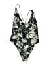Mikoh Floral Black One Piece Swimsuit Size XL - photo 2