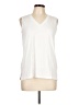 Max Studio Ivory Sleeveless T-Shirt Size L - photo 1