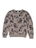 Gymboree 100% Cotton Print Tan Pullover Sweater Size 10 - 12 - photo 1