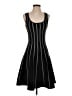Aqua Chevron-herringbone Black Cocktail Dress Size S - photo 1