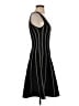 Aqua Chevron-herringbone Black Cocktail Dress Size S - photo 4