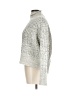 Kut from the Kloth Metallic Silver Turtleneck Sweater Size L - photo 5