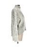 Kut from the Kloth Metallic Silver Turtleneck Sweater Size L - photo 4