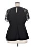 Torrid Black Short Sleeve Top Size 2X Plus (2) - photo 2