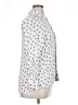 Max Studio 100% Rayon Print White Long Sleeve Blouse Size XL - photo 4