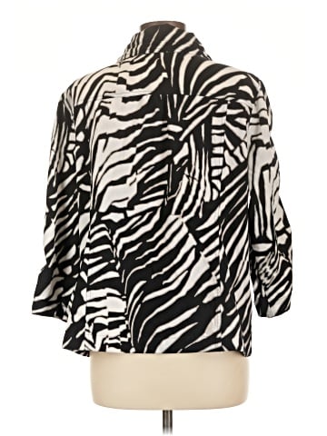 Zenergy by Chico's 3/4 Sleeve Button-Down Shirt (view 2)