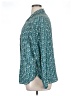 Brass Teal Long Sleeve Blouse Size 1X - photo 5