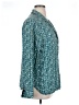 Brass Teal Long Sleeve Blouse Size 1X - photo 4