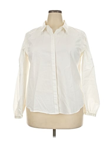 Worthington Long Sleeve Button-Down Shirt (view 1)