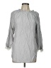 Lovestitch 100% Polyester Gray 3/4 Sleeve Blouse Size L - photo 1