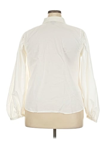 Worthington Long Sleeve Button-Down Shirt (view 2)