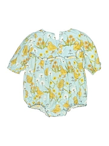 Pink Chicken Short Sleeve Onesie (view 1)