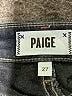 Paige Chevron-herringbone Black Jeans Size 27 waist - photo 7