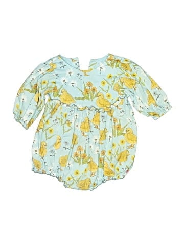Pink Chicken Short Sleeve Onesie (view 2)