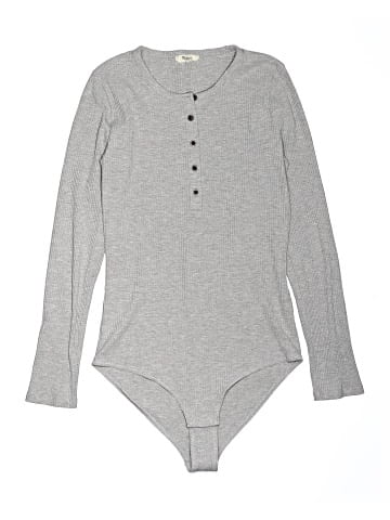 Madewell Demo Henley Bodysuit (view 1)