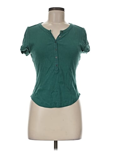 Pilcro Short Sleeve Henley (view 1)