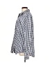 L.L.Bean Checkered-gingham Blue Long Sleeve Button-Down Shirt Size L - photo 5