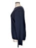 Theory 100% Cotton Solid Blue Pullover Sweater Size XL - photo 5