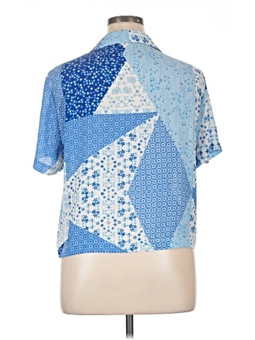 Rose + Olive Short Sleeve Blouse (view 2)
