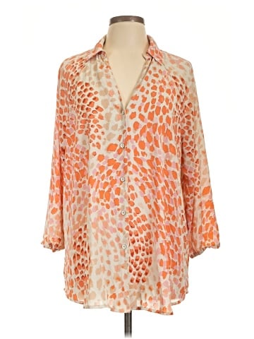 CAbi 3/4 Sleeve Blouse (view 1)