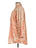 CAbi 100% Polyester Animal Print Orange 3/4 Sleeve Blouse Size L - photo 5