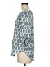J. McLaughlin Blue 3/4 Sleeve Blouse Size M - photo 5