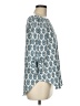 J. McLaughlin Blue 3/4 Sleeve Blouse Size M - photo 4