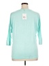White Mark Teal 3/4 Sleeve Top Size XL - photo 2