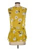 CAbi 100% Polyester Yellow Sleeveless Blouse Size S - photo 2