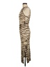 LNA Animal Print Tan Cocktail Dress Size M - photo 5