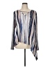 Jennifer Lopez Silver Long Sleeve Blouse Size XL - photo 1