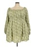Old Navy 100% Rayon Green Long Sleeve Blouse Size 3X - photo 1