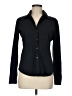Theory Black Long Sleeve Button-Down Shirt Size M - photo 1