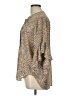 Vince Camuto 100% Polyester Animal Print Tan 3/4 Sleeve Blouse Size L - photo 5