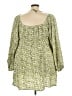 Old Navy 100% Rayon Green Long Sleeve Blouse Size 3X - photo 2
