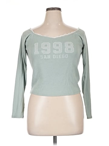 Hollister 3/4 Sleeve T-Shirt (view 1)