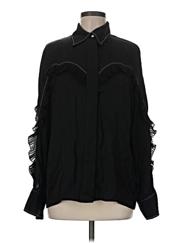 Sandro Long Sleeve Blouse (view 1)