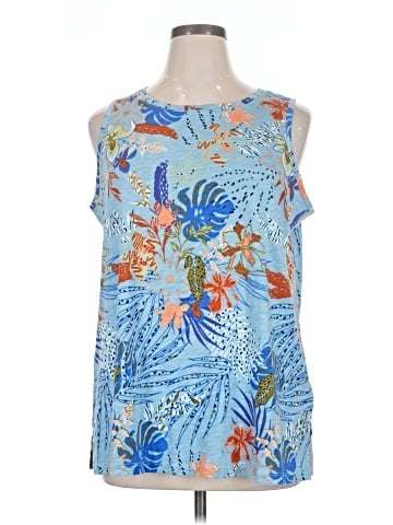 LOGO by Lori Goldstein Sleeveless T-Shirt (view 1)