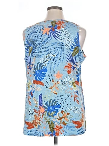 LOGO by Lori Goldstein Sleeveless T-Shirt (view 2)